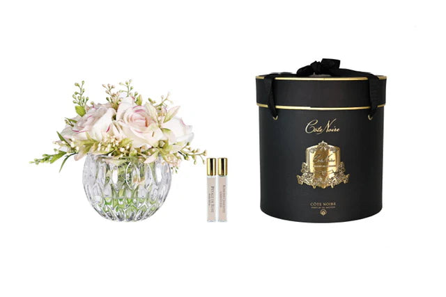 Cote Noire Round Summer Roses - Pink Blush - RSR02 Cote Noire Round Summer Roses - Pink Blush - RSR02